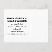 Faire-part Carte postale Washi Taped Save the Date (Dos)