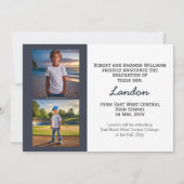 Faire-part Casquette Grad Il L'A Fait 3 Diplôme Photo (Dos)