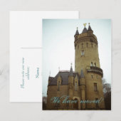 Faire-part Castle ・ Nouvelle carte postale (Devant / Derrière)