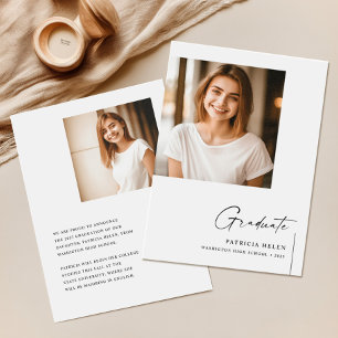 Faire-part Catégorie 2023 Double Diplôme Photo