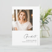 Faire-part Catégorie 2023 Double Diplôme Photo (Debout devant)