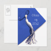 Faire-part Catégorie de Casquette bleu 2012 Carte postale (Devant / Derrière)