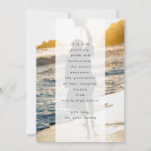 Faire-part Catégorie de photo GRAD Faded personnalisable (Dos)