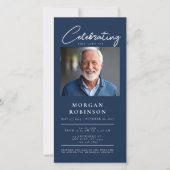 Faire-part Célébration de la vie Funéraire Téléphone Invitati (Devant)