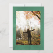 Faire-part Célébration de mariage de verdure d'eucalyptus (Dos)