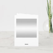 Faire-part Célébration de Mariage Stylée Argent 25 Ans de Mar (Dos)