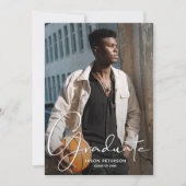 Faire-part Célébrer la graduation de la photographie (Devant)