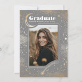 Faire-part Celestial Modern Graduate Photo Graduate (Devant)