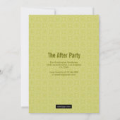 Faire-part Cercles modernes en Lime Green Graduation (Dos)