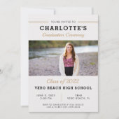 Faire-part Cérémonie de remise des diplômes du secondaire Pho (Devant)