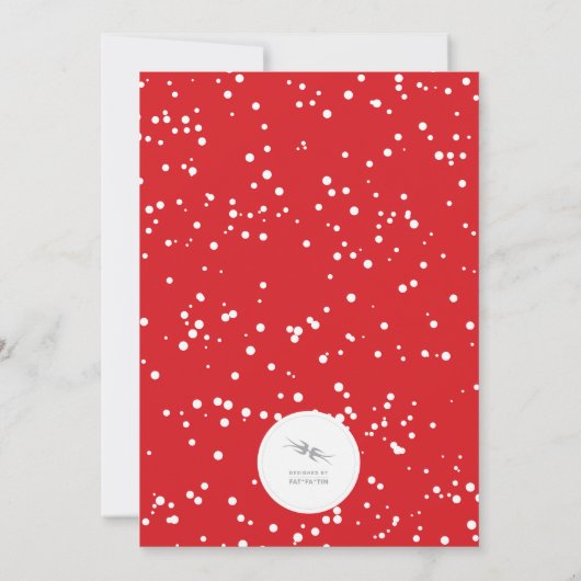 Faire-part 'C'Est La Saison Pour Plus De Joie Photo Naissance (Dos)