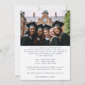 Faire-part C'est Moi GRADIENT GRAD Photo de Lycée FÊTE (Dos)