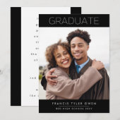 Faire-part C'est moi | So Simple GRADUATE High School Photo (Devant / Derrière)