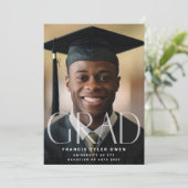 Faire-part C'est moi | Texte dégradé moderne GRAD | Annonce p (Debout devant)