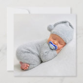 Faire-part C'est un garçon Linge de bébé mignon pour garçon (Devant)
