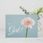 Faire-part C'est une fille ! (Debout devant)