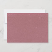 Faire-part C'est une fille ! Timbres-poste (Dos)