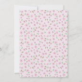 Faire-part C'est une petite fille lapin avec la Grossesse des (Dos)