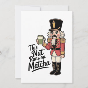 Faire-part Cette noix tourne sur Matcha Christmas Nutcracker
