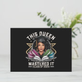 Faire-part Cette reine l'a maîtrisée Classe de 2024 Graduatio (Debout devant)