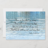 Faire-part Ceux que nous aimons Service commémoratif Réflexio (Devant)