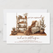 Faire-part Chambre confortable aquarelle Déménagement  (Devant)