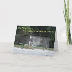 Faire-part Chambre pour le bateau amusant changement d'adress