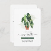 Faire-part Changement d'adresse Avis de changement de Faire-p (Devant / Derrière)