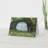 Faire-part Changement d'adresse : Bunker souterrain (Devant)