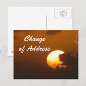 Faire-part Changement d'adresse - carte postale (Devant / Derrière)