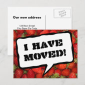 Faire-part Changement d'adresse carte postale avec image de f (Devant / Derrière)