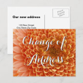 Faire-part Changement d'adresse carte postale avec photo de f (Devant / Derrière)