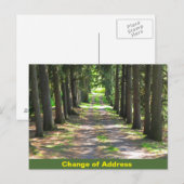 Faire-part Changement d'adresse - carte postale de notificati (Devant / Derrière)