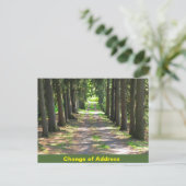 Faire-part Changement d'adresse - carte postale de notificati (Debout devant)