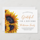 Faire-part Changement d'adresse de l'action de grâce nouvelle (Devant)