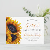 Faire-part Changement d'adresse de l'action de grâce nouvelle (Debout devant)