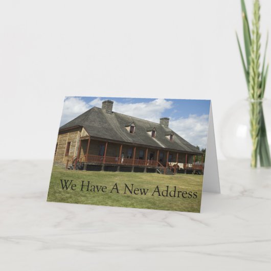 Faire-part Changement d'adresse : Fort Wilderness (Devant)