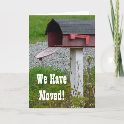 Faire-part Changement d'adresse la boîte aux lettres rurale (Devant)