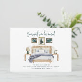 Faire-part Changement d'adresse moderne (Debout devant)