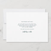 Faire-part Changement d'adresse moderne (Dos)