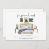 Faire-part Changement d'adresse moderne (Devant / Derrière)