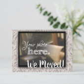 Faire-part Changement d'adresse Nous avons déménagé Bénédicti (Debout devant)