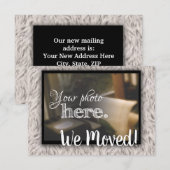 Faire-part Changement d'adresse Nous avons déménagé Bénédicti (Devant / Derrière)