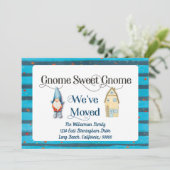 Faire-part Changement d'adresse Nouvelle maison Nous avons dé (Debout devant)