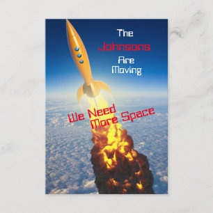 Faire-part Changement d'adresse personnalisé et le