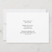 Faire-part Changement d'adresse professionnel Déménagement de (Dos)