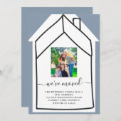 Faire-part Changement moderne de photo d'adresse en mouvement (Devant / Derrière)