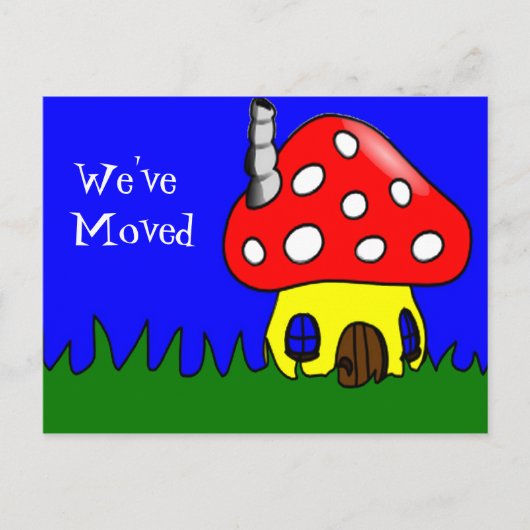 Faire-part Changer d'adresse carte postale (Devant)