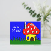 Faire-part Changer d'adresse carte postale (Debout devant)
