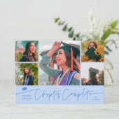 Faire-part Chapter Complete Icy Blue Grad Multi Photo (Debout devant)